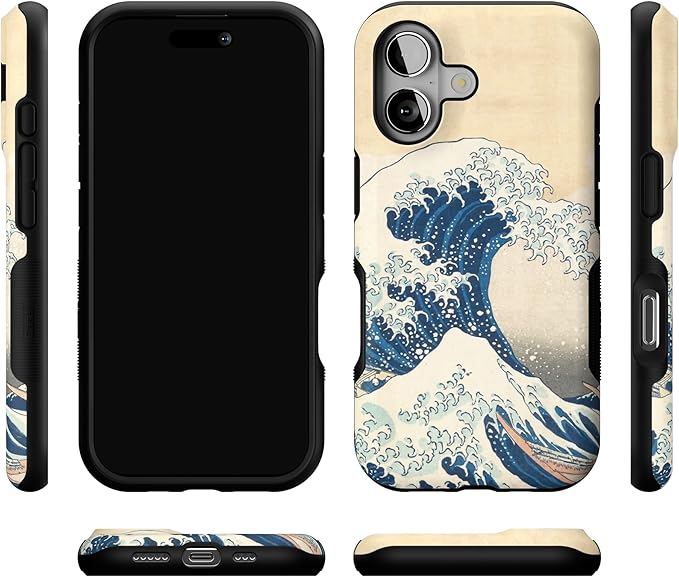 Casely iPhone 17 Case | The Great Wave | The Met Museum | Bold Protective Design | Compatible with MagSafe
