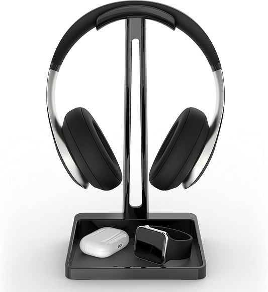 TotalMount Headphone Stand – Premium Headphone Storage and Protection (Tall Headset Stand)