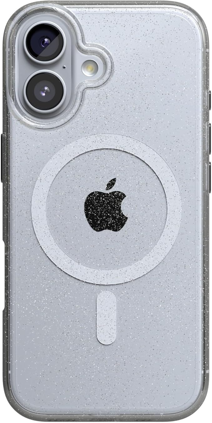 Casely iPhone 17 Case | Clear Skies | Clear Shimmer | Compatible with MagSafe | Classic Ultra Slim Design