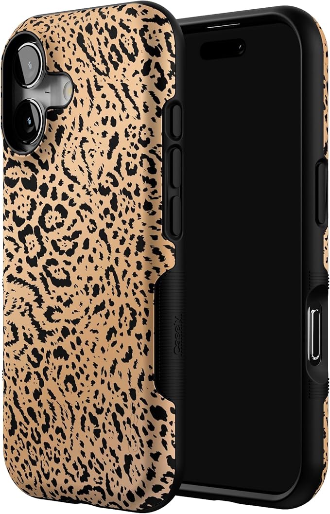 Casely iPhone 17 Case | Born to Be Wild | Jaguar Print | Bold Protective Design | Compatible with MagSafe