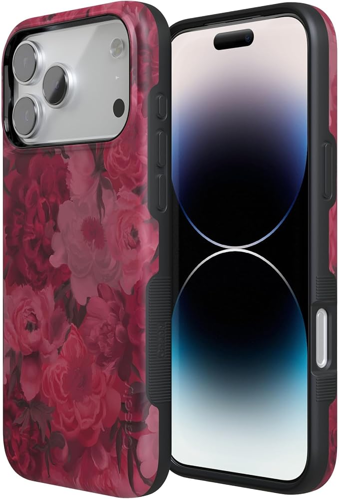 Casely iPhone 17 Pro Case | Romance Novel | Moody Floral | Compatible with MagSafe | Bold Protective Design