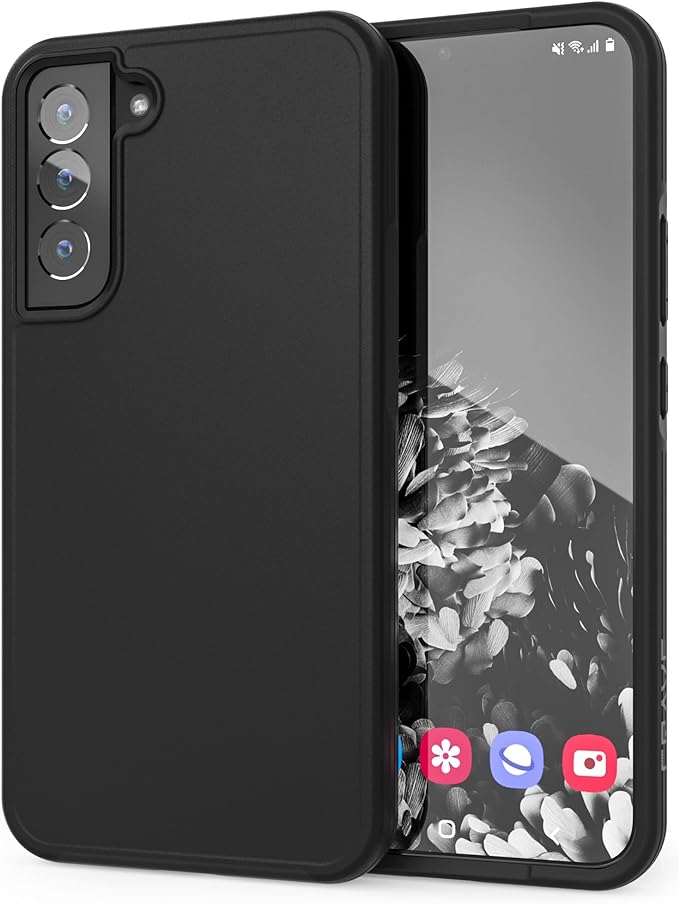 Crave Galaxy S22+ Slim Guard Case (6.6 inch) - Shockproof & Drop Protection, Black