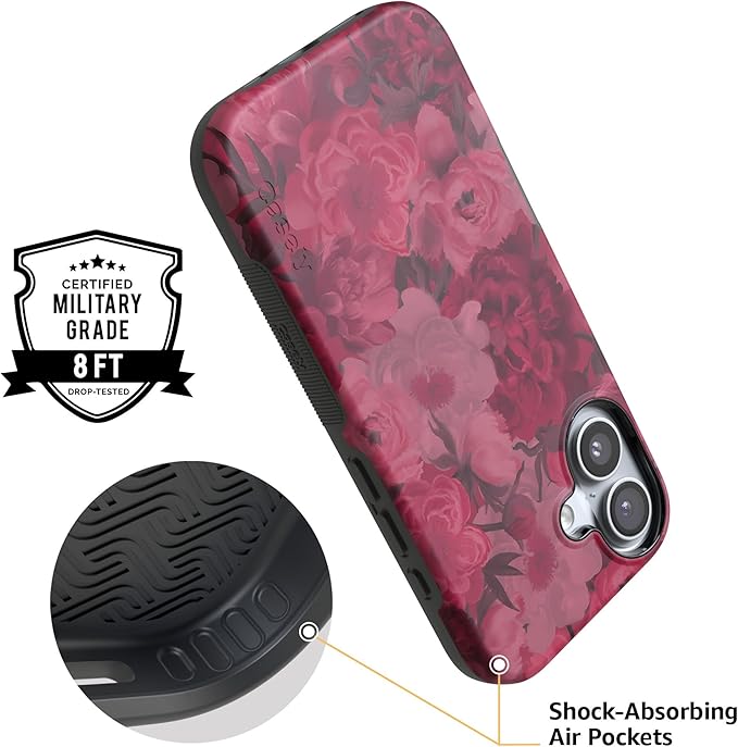 Casely iPhone 17 Case | Romance Novel | Moody Floral | Compatible with MagSafe | Bold Protective Design