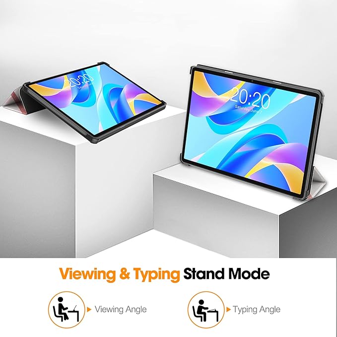 Case for TECLAST M40 Plus 2022 /P30S 10.1 inch Tablet, Folding Folio Ultra-Thin PU Leather Stand Case Cover for Teclast M40 Plus / P40HD / P30S 2022 Released Geometry