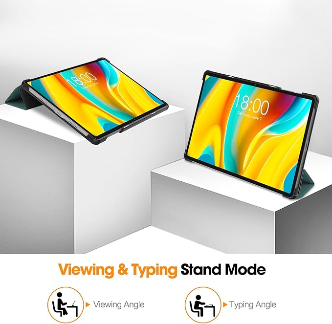 Case for TECLAST T50 Pro 11 inch Tablet, Folding Folio Ultra-Thin PU Leather Stand Case Cover for Teclast T50 Pro Green