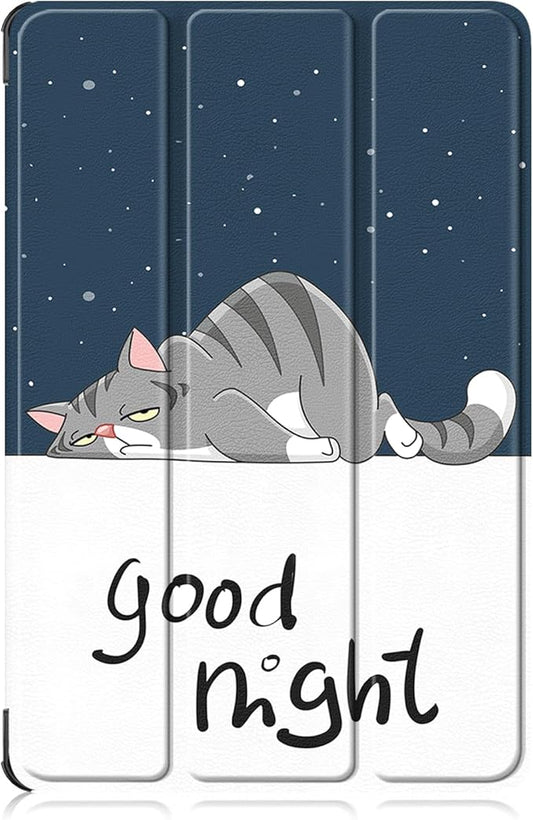 Case Compatible with Lenovo Tab M11 2023 TB-330FU / Lenovo Xiaoxin Pad 2024 TB-331FC 11 Inch Tablet,Slim Lightweight Trifold PC Cover with Auto Wake/Sleep Function,Lazy cat