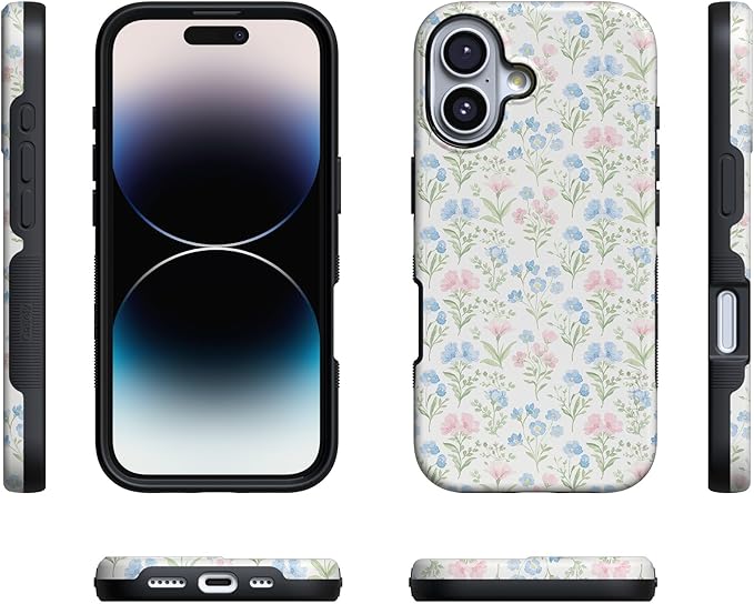 Casely iPhone 17 Case | Pastel Garden | Sunday Best | Compatible with MagSafe | Bold Protective Design