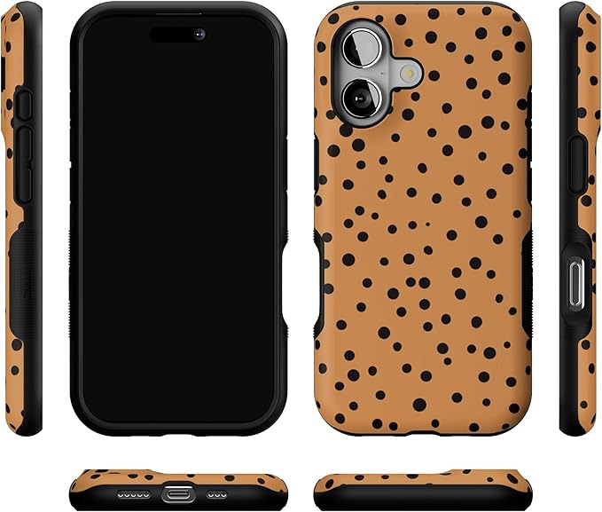Casely iPhone 17 Case | Spot On | Dotted Animal Print | Bold Protective Design | Compatible with MagSafe