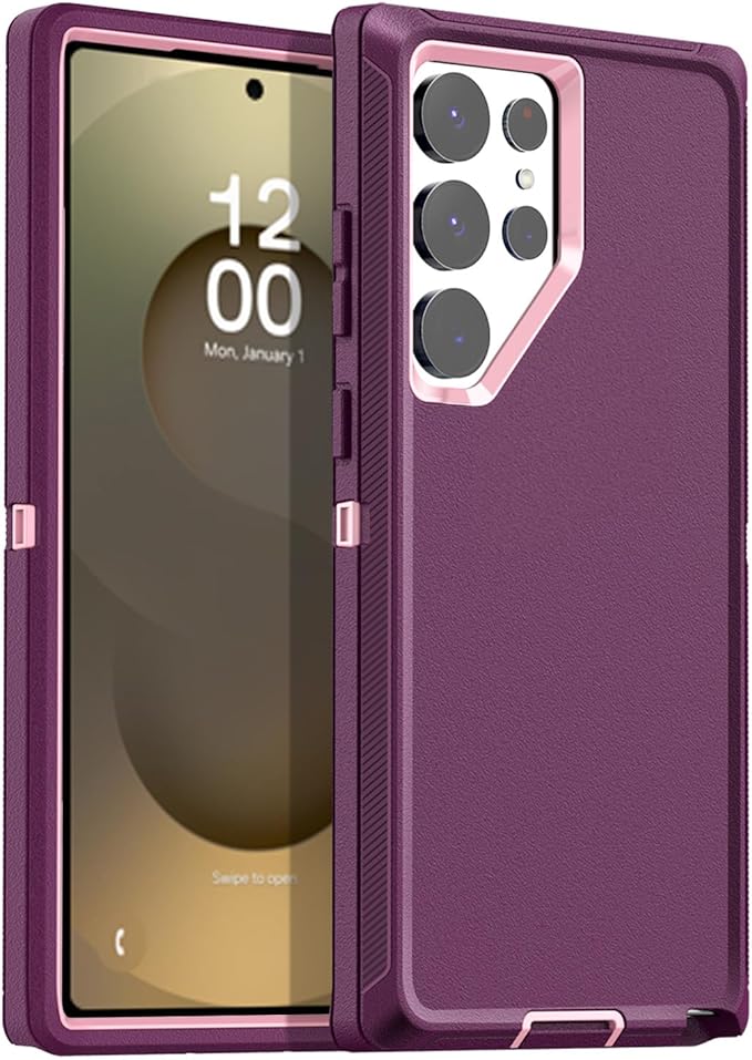 AICase for Samsung Galaxy S25 Ultra(6.9"),Heavy Duty Drop Protection Full Body Rugged Shockproof/Drop Proof/Dust Proof Military Protective Tough Durable Phone Cover for Galaxy S25 Ultra 2025_3