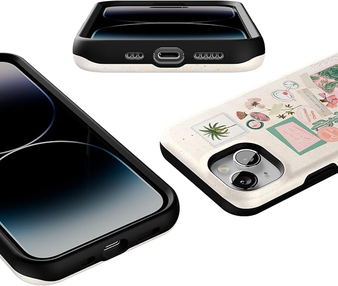 Casely iPhone 14 Case | Vintage Vacay | FashionPass x Casely | Compatible with MagSafe | Bold Protective Design