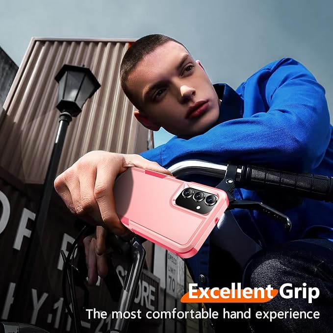 Red2Fire Designed for Samsung Galaxy A16 5G Case, [Military Grade Drop Protection] Non-Slip Heavy Duty Full Body Shockproof Protection Phone Case Galaxy A16 5G Case,Pink