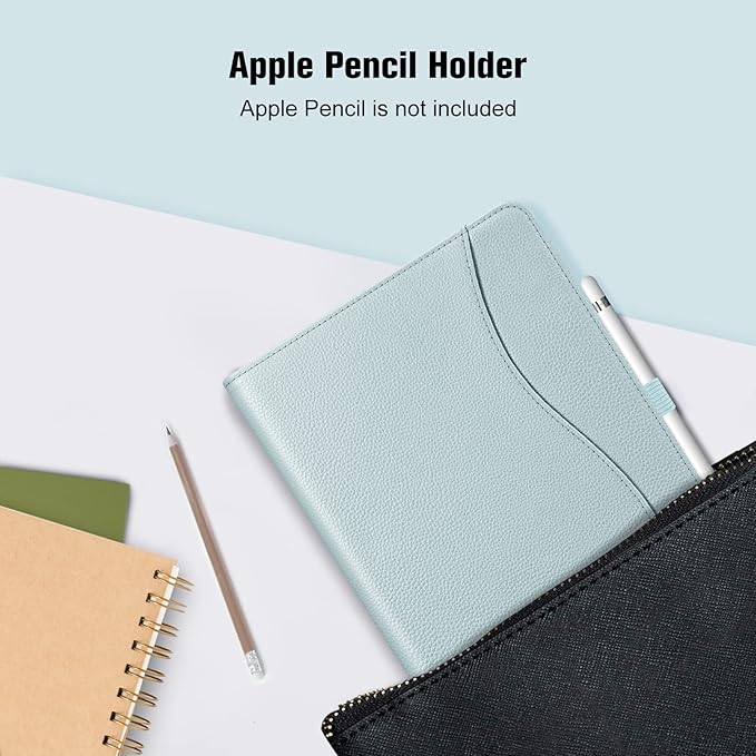 Fintie Case for iPad 9th / 8th / 7th Generation (2021/2020/2019) 10.2 Inch - [Corner Protection] Multi-Angle Viewing Stand Cover with Pocket & Pencil Holder, Auto Sleep Wake, Ice Blue