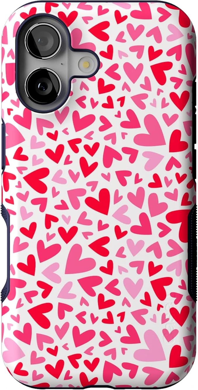 Casely iPhone 17 Case | XOXO | Candy Hearts | Bold Protective Design | Compatible with MagSafe