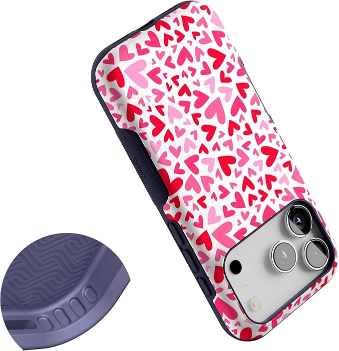 Casely iPhone 17 Pro Case | XOXO | Candy Hearts | Bold Protective Design | Compatible with MagSafe