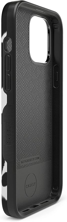 Casely iPhone 14 Case | Current Mood | Cow Print | Compatible with MagSafe | Bold Protective Design