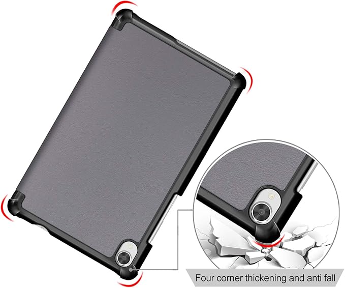 Case for Lenovo Tab M8 8.0'', Smart Case Trifold Stand Slim Lightweight Case Cover for LenovoTab M8 Gen 3 2022/Tab M8 HD LTE 2021/ Tab M8 HD/Smart Tab M8/Tab M8 FHD 2019 M8 8" Tablet Gray