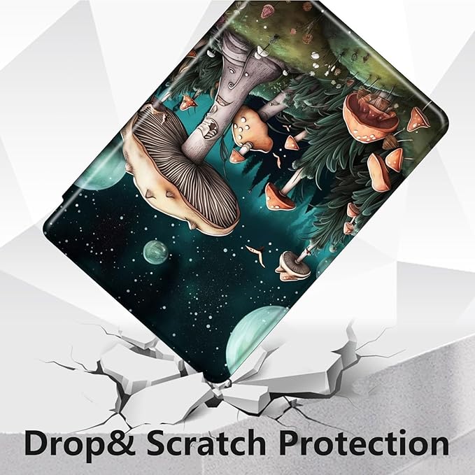 Case for Lenovo Tab M10 Plus 10.3", 360 Degree Rotating Folding Stand,with Auto Sleep/Wake Case for Lenovo Tab M10 Plus (2020 2nd Gen) TB-X606F/TB-X606X 10.3" FHD Tablet,Mushroom Forest