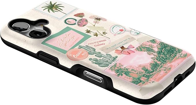 Casely iPhone 17 Case | Vintage Vacay | FashionPass x Casely | Bold Protective Design | Compatible with MagSafe