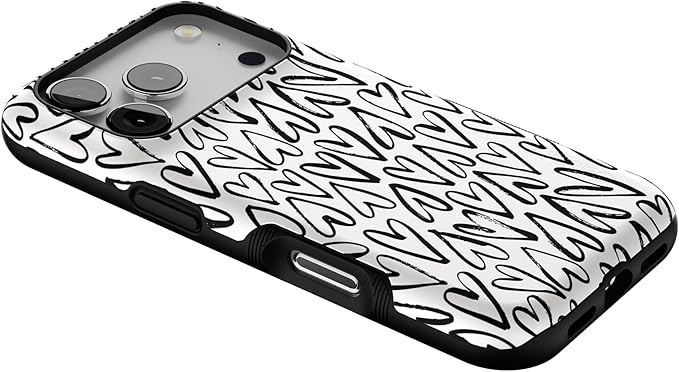 Casely iPhone 17 Pro Case | Heart Throb | Endless Hearts | Bold Protective Design | Compatible with MagSafe