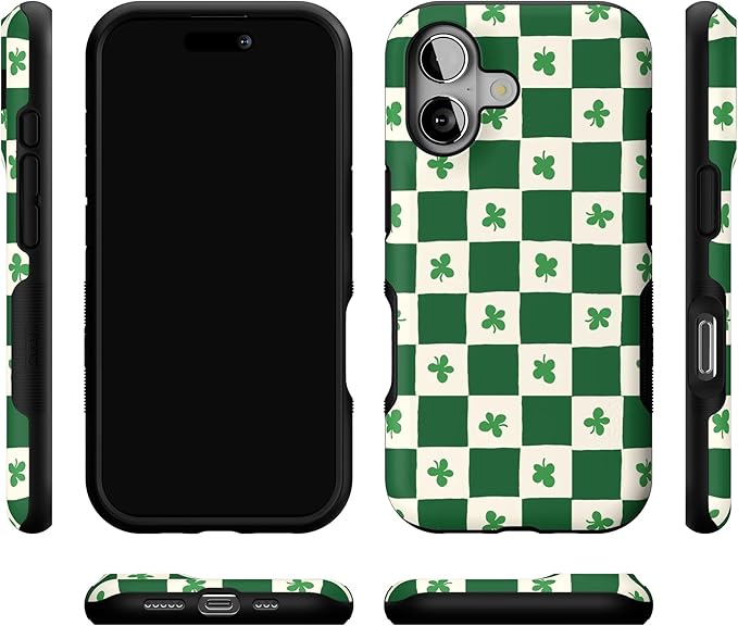 Casely iPhone 17 Case | Lucky You | Shamrock | Bold Protective Design | Compatible with MagSafe