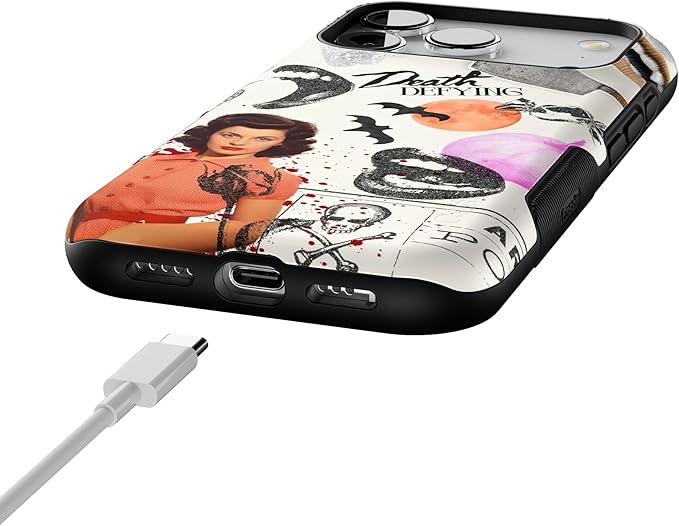 Casely iPhone 17 Pro Case | If You Dare | Horror Collage | Bold Protective Design | Compatible with MagSafe