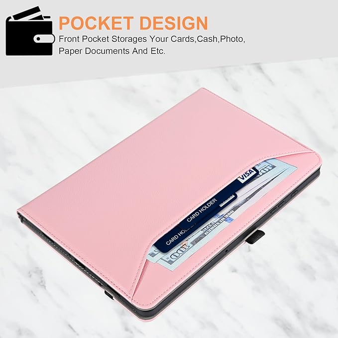 for Samsung Galaxy Tab A9 Plus Case Multiangle Stand for Samsung Tab A9 Plus Tablet Case 11 Inch SM-X210/SM-X216/SM-X218,Pink