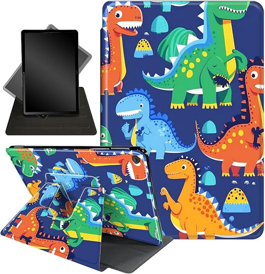 Case for Lenovo Tab M10 Plus 10.3", 360 Degree Rotating Folding Stand,with Auto Sleep/Wake Case for Lenovo Tab M10 Plus (2020 2nd Gen) TB-X606F/TB-X606X 10.3" FHD Tablet,Cute Dinosaur