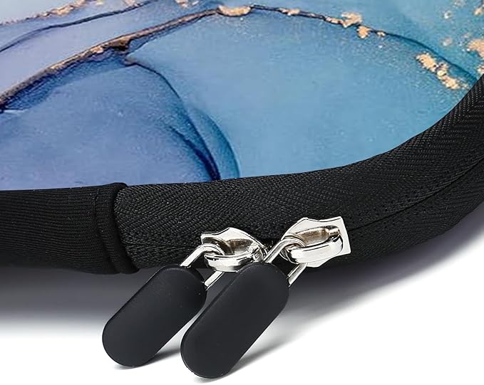 Laptop Sleeve Case 11.6" 12.1 Inch Neoprene Laptop Sleeve/Notebook Computer Pocket Case/Chromebook Case/Tablet Briefcase Carrying Bag Compatible For Men， Women ，boys， girls (Blue)