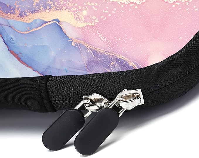 Marble Neoprene Laptop Case - 11.6" to 12.2" Fits MacBook Air, Samsung, Acer, HP, DELL - Two Pockets, Handle, Ultrabook & Chromebook Sleeve