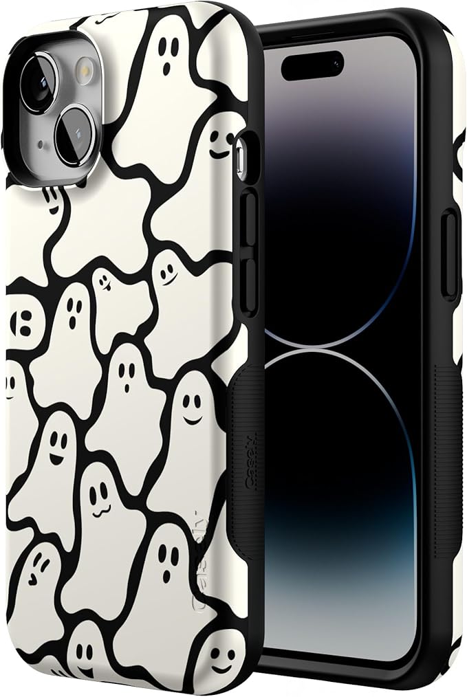 Casely iPhone 14 Case | Don't Ghost Me | Halloween | Compatible with MagSafe | Bold Protective Design