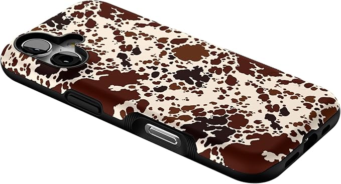 Casely iPhone 17 Case | Cowgirl Envy | Cow Print | Bold Protective Design | Compatible with MagSafe