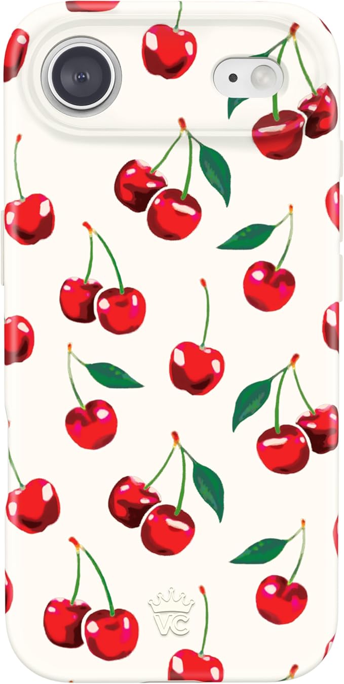 VELVET CAVIAR Case for iPhone 17 Air | Compatible with MagSafe | 10ft Drop Tested | Protective Designer Cases | Mon Cheri Cherry