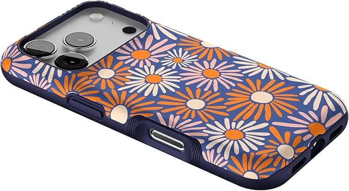Casely iPhone 17 Pro Case | Spring Forward | Daisy Floral | Bold Protective Design | Compatible with MagSafe