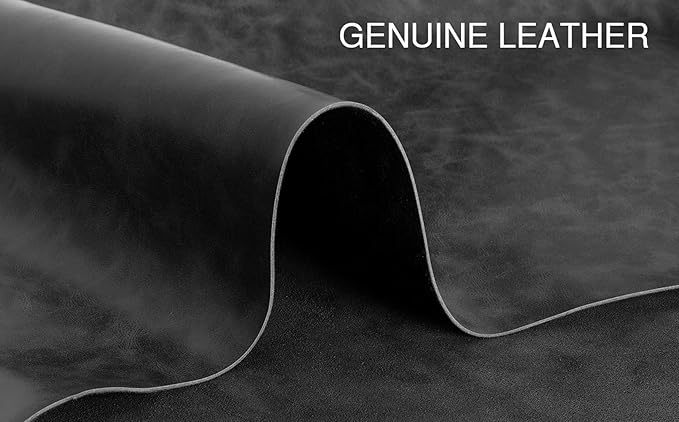 for Ipad Case Air 7th/6th Gen 11-inch M2/M3 2025/2024 and Ipad Air 5th/4th Gen 10.9-inch 2022/2020 Genuine Leather Cover Protective Shell,Auto Wake/Sleep.Black