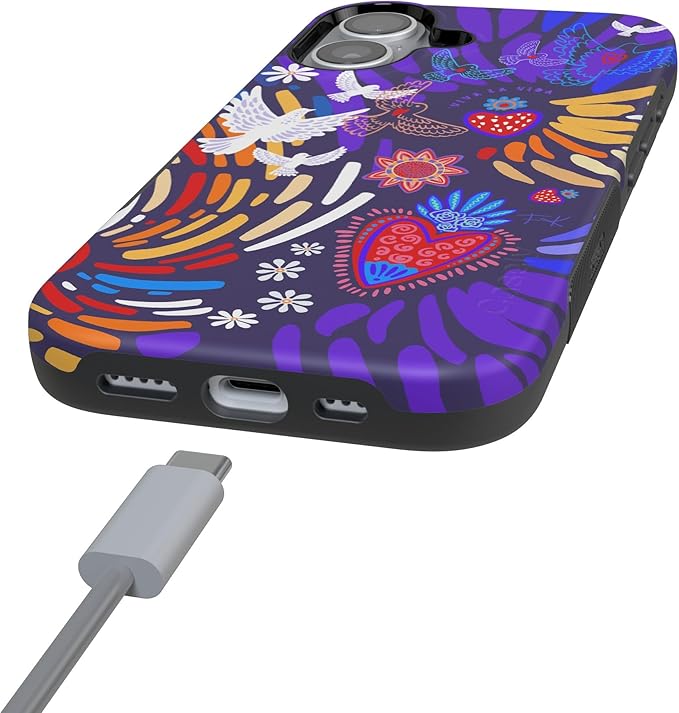 Casely iPhone 17 Case | Viva La Vida | Frida Kahlo Collage | Compatible with MagSafe | Bold Protective Design