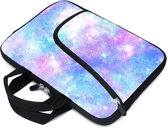 Neoprene Laptop Sleeve - Ultrabook & Chromebook Case - Fits Up to 12.2" - Two Pockets - For Men & Women - Apple, Samsung, Acer, HP, Dell