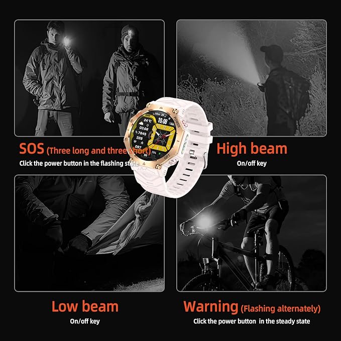 ZL-SW8(Pink) 1.39" Stylish Smartwatch for Women, Bluetooth Calling, AI Voice Assistant, 107 Sport Modes, 3ATM Waterproof, Fashionable Design, Compatible with Android/iOS
