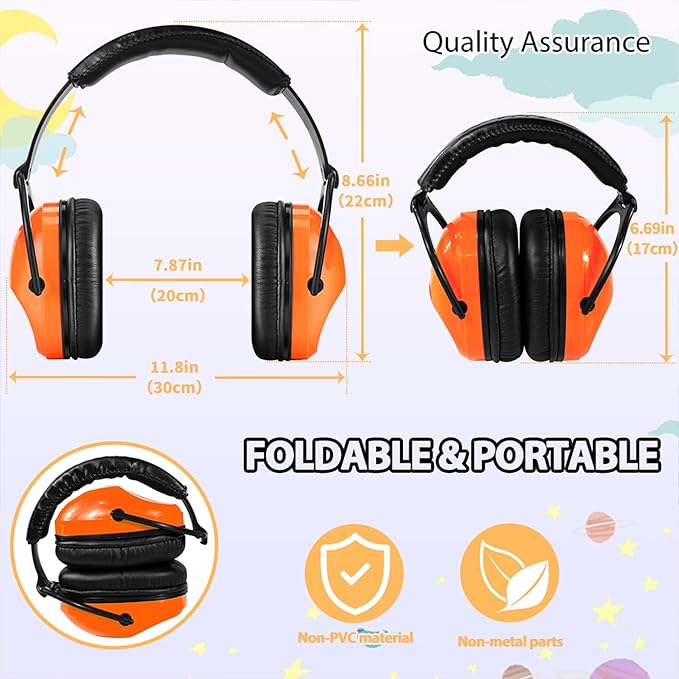 ZOHAN 030 Kids Noise Cancelling Headphones for Autism Kids Ear Protection