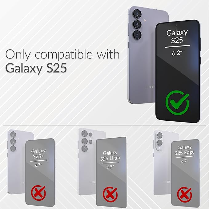 Crave Dual Guard Compatible with Samsung Galaxy S25 Case, Shockproof Protection Dual Layer Case for Samsung Galaxy S25 - Slate