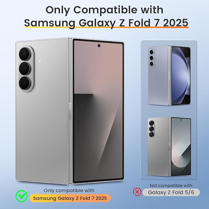 VEGO Case for Z Fold 7 with Kickstand[Slide Camera Cover][Built-in Screen Protector][Hinge Protection] Full-Body Military Grade Shockproof Anti-Fall Protective Hard Case for Samsung Fold7 5G-Green