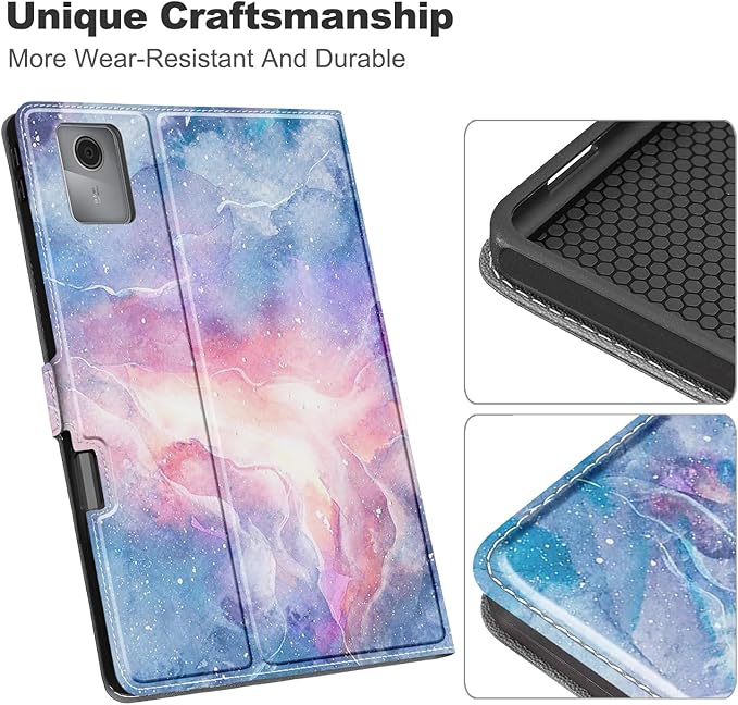for Lenovo Tab M11 Case with Pen Holder,Ultra Slim Magnetic Cover for Lenovo Tab K11 LTE Tablet Case Kids,Color Cloud