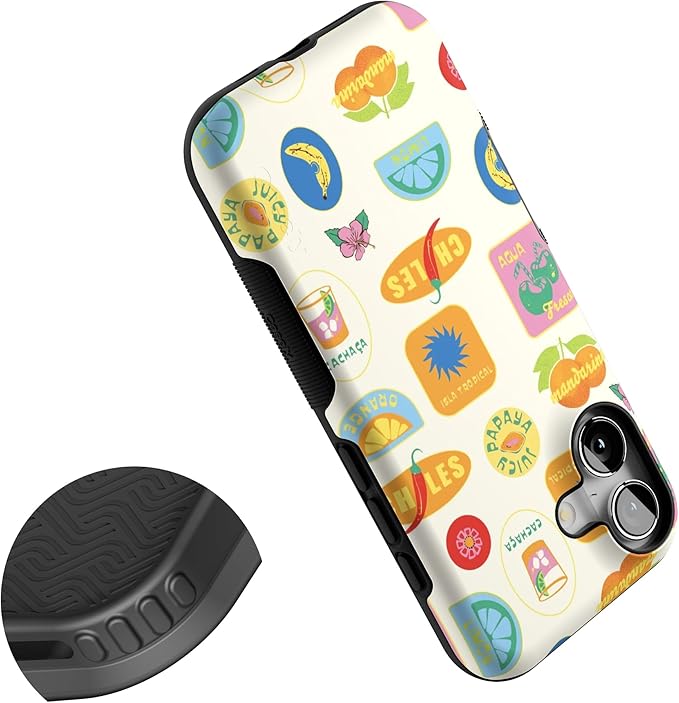 Casely iPhone 17 Case | Stuck in Paradise | Dippin' Daisy's Tropical Vaca | Bold Protective Design | Compatible with MagSafe