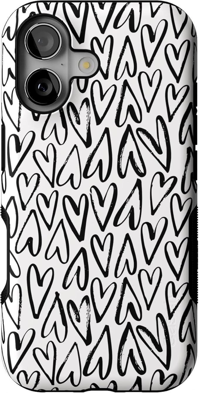 Casely iPhone 17 Case | Heart Throb | Endless Hearts | Bold Protective Design | Compatible with MagSafe