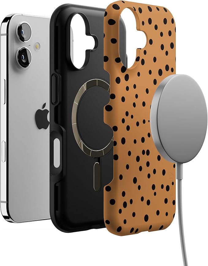 Casely iPhone 17 Case | Spot On | Dotted Animal Print | Bold Protective Design | Compatible with MagSafe