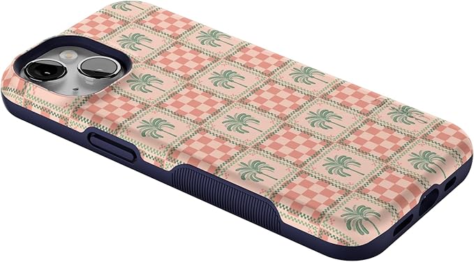 Casely iPhone 14 Case | The Social Club | Palm Beach Floral | Compatible with MagSafe | Bold Protective Design