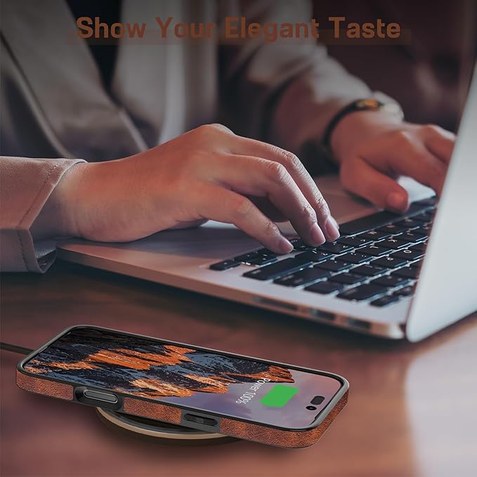 LOHASIC for iPhone 17 Air Case, Vintage Leather Thin Slim Luxury PU Soft Flexible Bumper Non-Slip Grip Protective Cover Men Women Phone Case for iPhone 17 Air 6.5" 2025 - Retro Brown