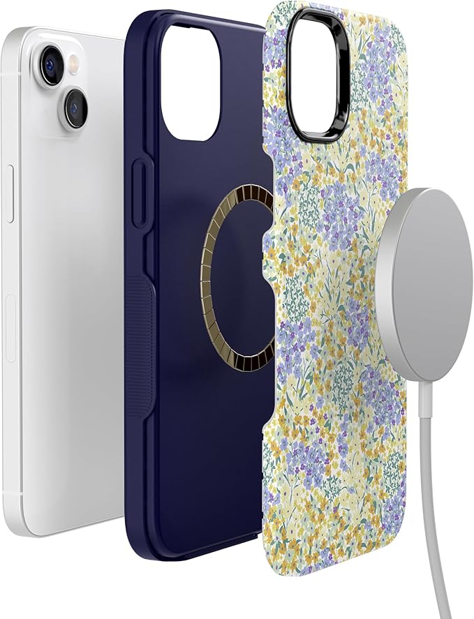 Casely iPhone 14 Case | Dream Garden | Cottagecore | Compatible with MagSafe | Bold Protective Design