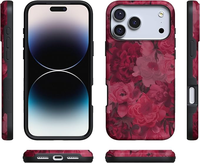 Casely iPhone 17 Pro Case | Romance Novel | Moody Floral | Compatible with MagSafe | Bold Protective Design