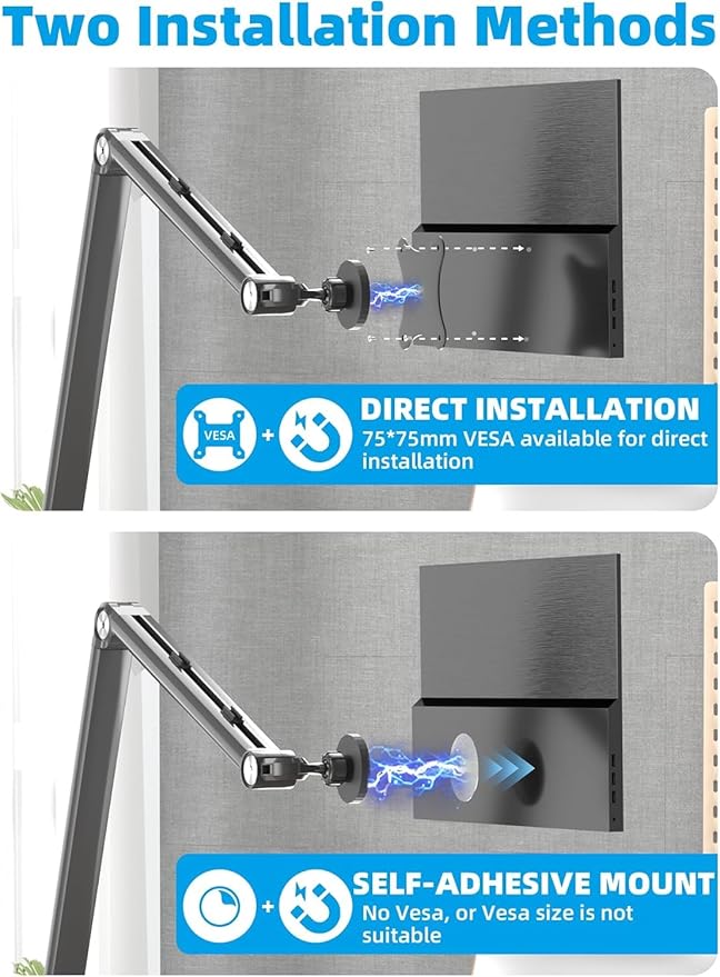 Portable Monitor Stand Desk Mount 12.9 inch