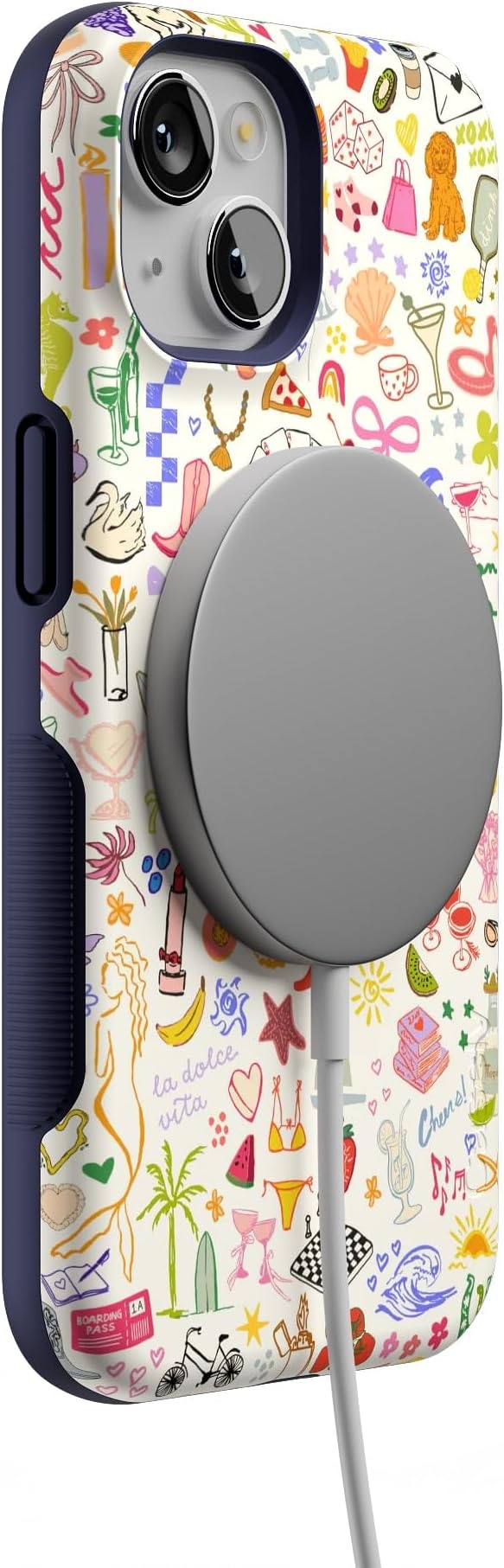 Casely iPhone 14 Case | All The Fun Things | Fun on Weekdays | Compatible with MagSafe | Bold Protective Design